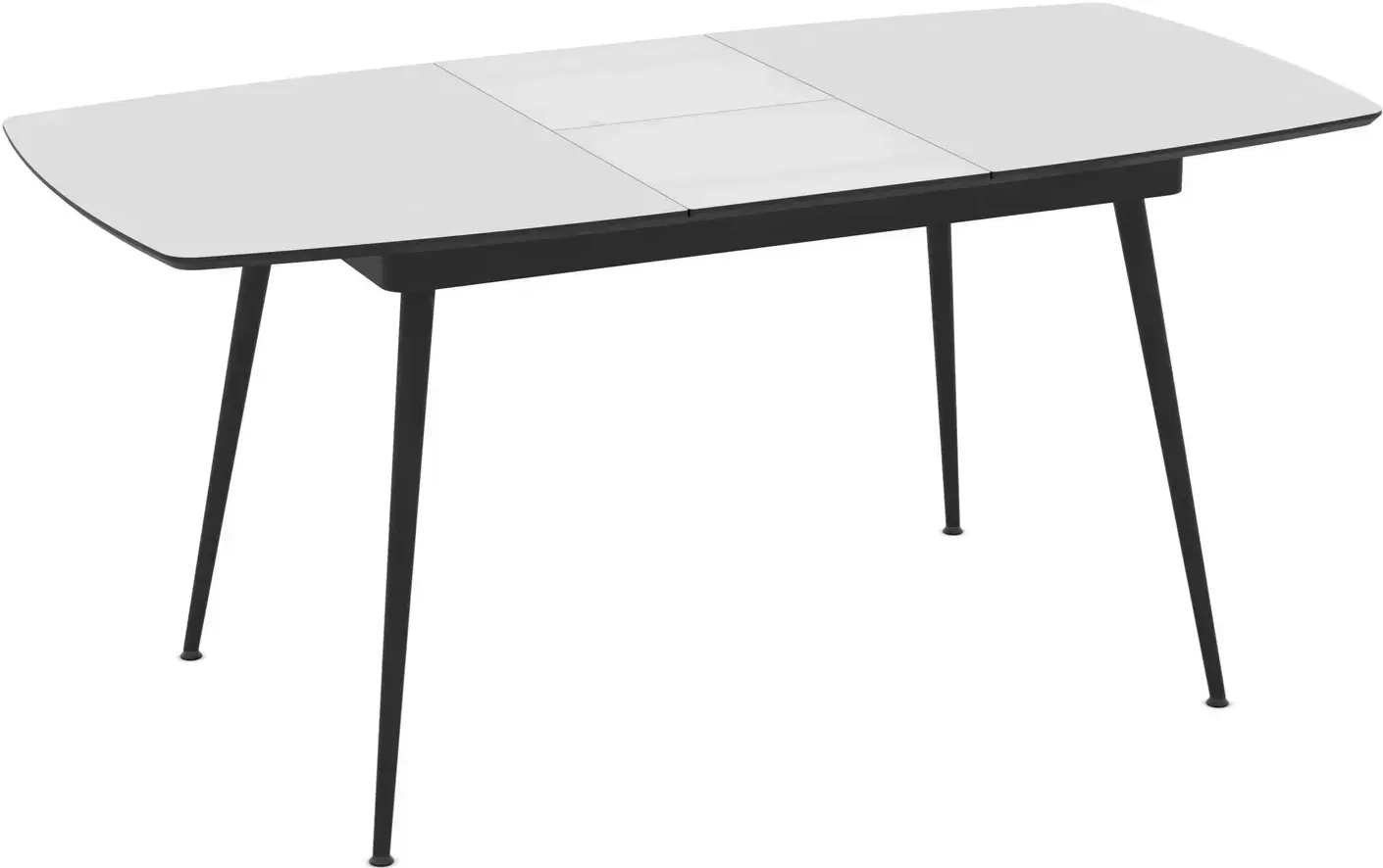 Masa extensibila Magnusplus Yense 125/165x80 Senkron (White/Black) - 5