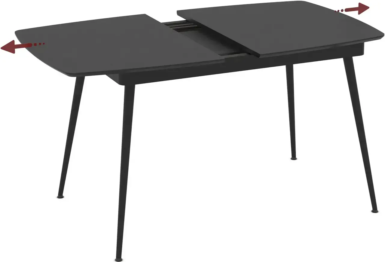 Masa extensibila Magnusplus Yense 125/165x80 Yosun (Black) - 3