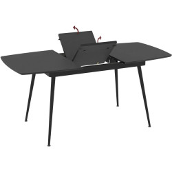Masa extensibila Magnusplus Yense 125/165x80 Yosun (Black) Thumb