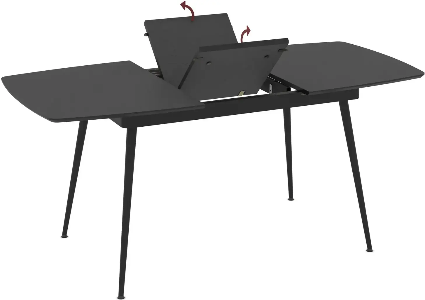 Masa extensibila Magnusplus Yense 125/165x80 Yosun (Black) - 4