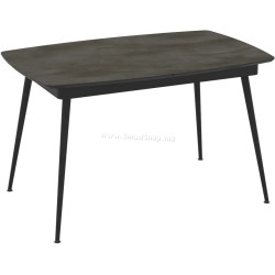 Masa extensibila Magnusplus Yense 145/185x90 Irony (Dark Grey/Black)