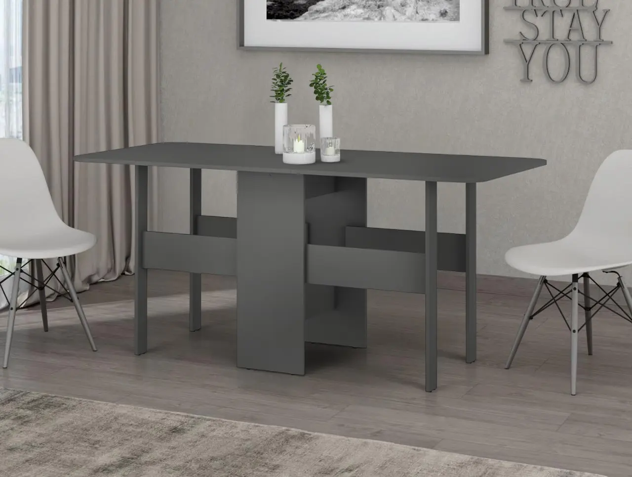 Стол-тумба Magnusplus 181x89 (Grey)