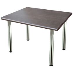 Стол Marcel Prod MSBT-WE100 75x100 (Wenge/Inox) Thumb