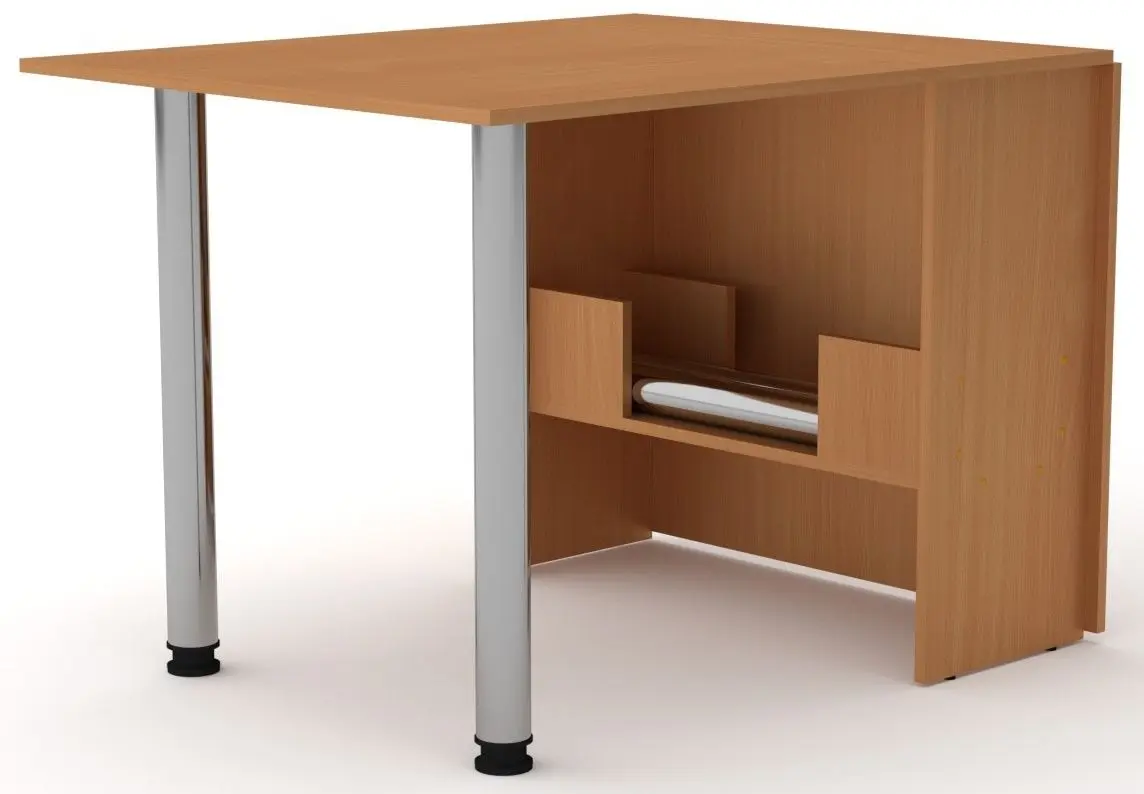 Стол-тумба Marcel Prod Lux 170 (Beech/Inox) - 3