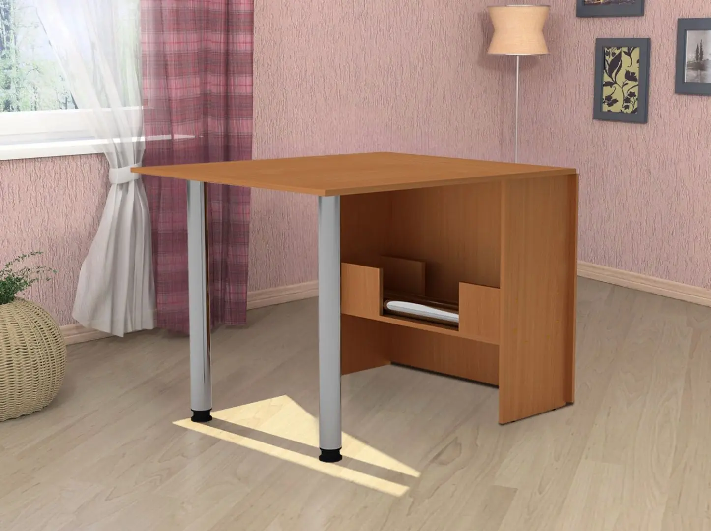 Стол-тумба Marcel Prod Lux 170 (Beech/Inox)