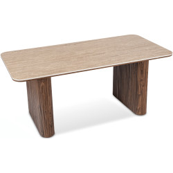 Стол Mebel Elite Aramis 180 (Travertine/Walnut) Thumb