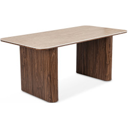 Стол Mebel Elite Aramis 180 (Travertine/Walnut) Thumb