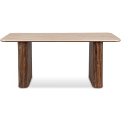 Стол Mebel Elite Aramis 180 (Travertine/Walnut) Thumb