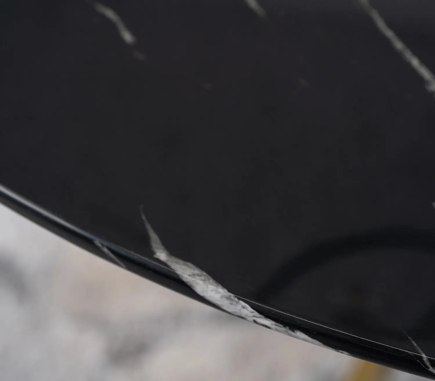 Стол Mebel Elite Bali 100 (Black Marble/Gold) - 5