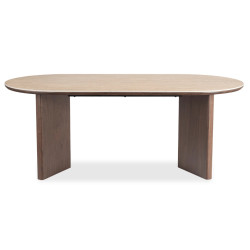 Стол Mebel Elite Darius 200 (Travertine/Walnut) Thumb