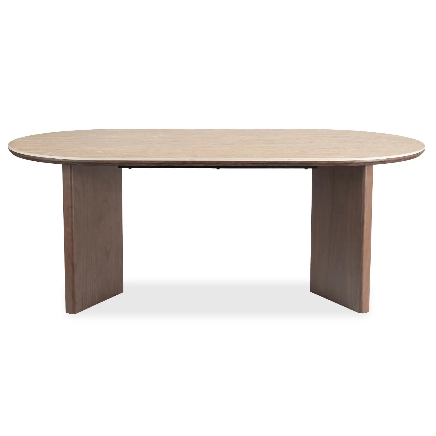 Стол Mebel Elite Darius 200 (Travertine/Walnut) - 12