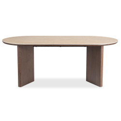 Стол Mebel Elite Darius 200 (Travertine/Walnut) Thumb