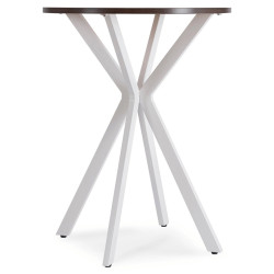 Masa Mebel Elite Lauren 60 (Walnut/White) Thumb