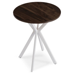 Masa Mebel Elite Lauren 60 (Walnut/White) Thumb