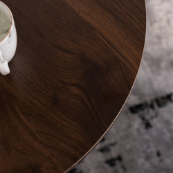 Masa Mebel Elite Lauren 60 (Walnut/White) Thumb