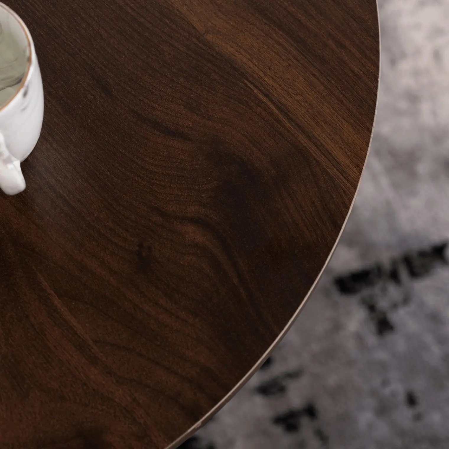 Masa Mebel Elite Lauren 60 (Walnut/White)