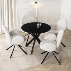 Стол Mebel Elite Lauren 80 (Black) Thumb