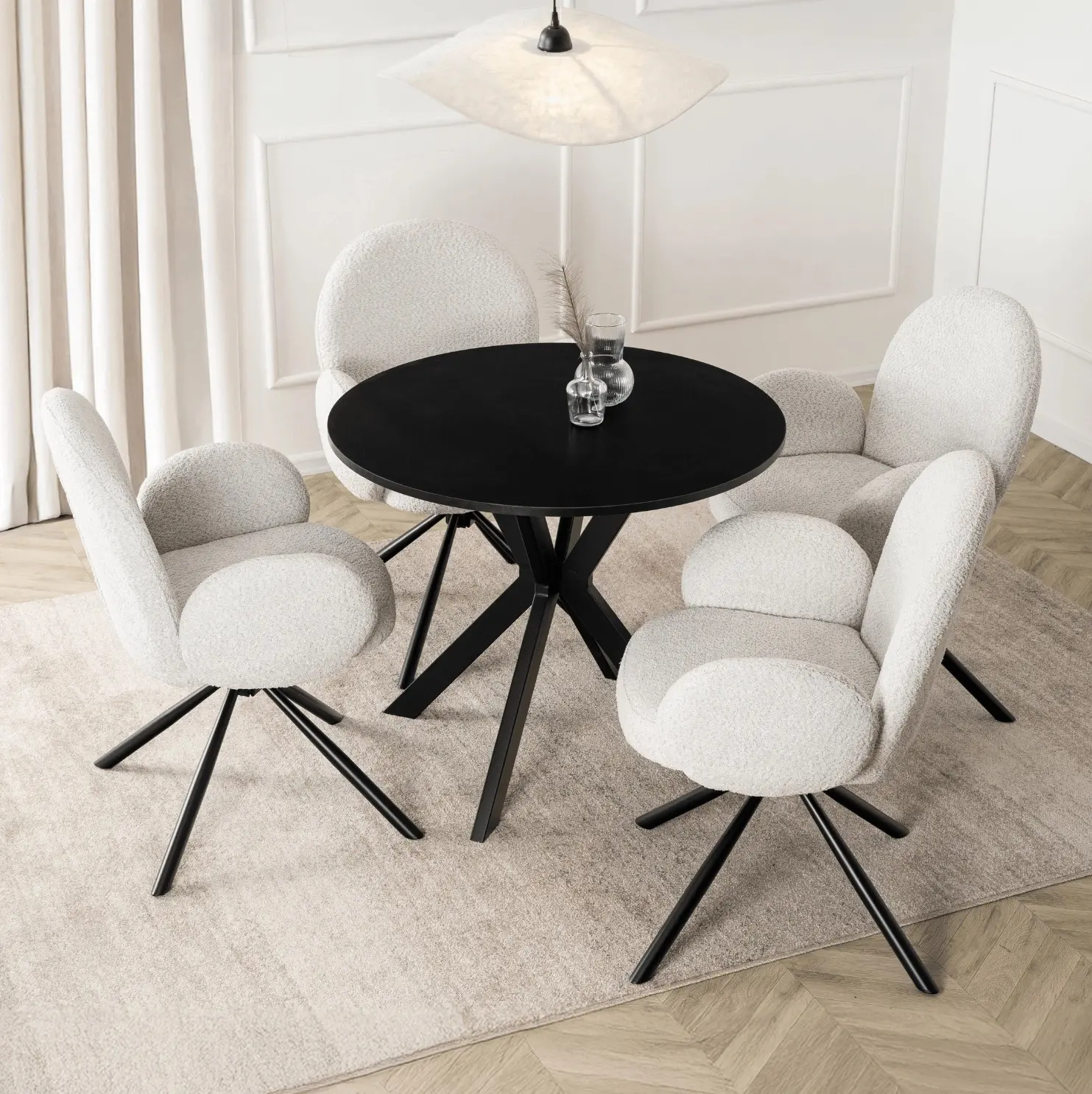 Стол Mebel Elite Lauren 80 (Black) - 6