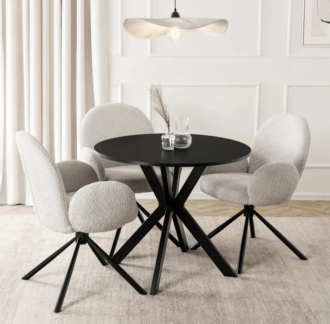 Стол Mebel Elite Lauren 80 (Black)
