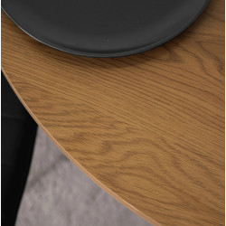 Стол Mebel Elite Lauren 80 (Golden Oak/Black) Thumb