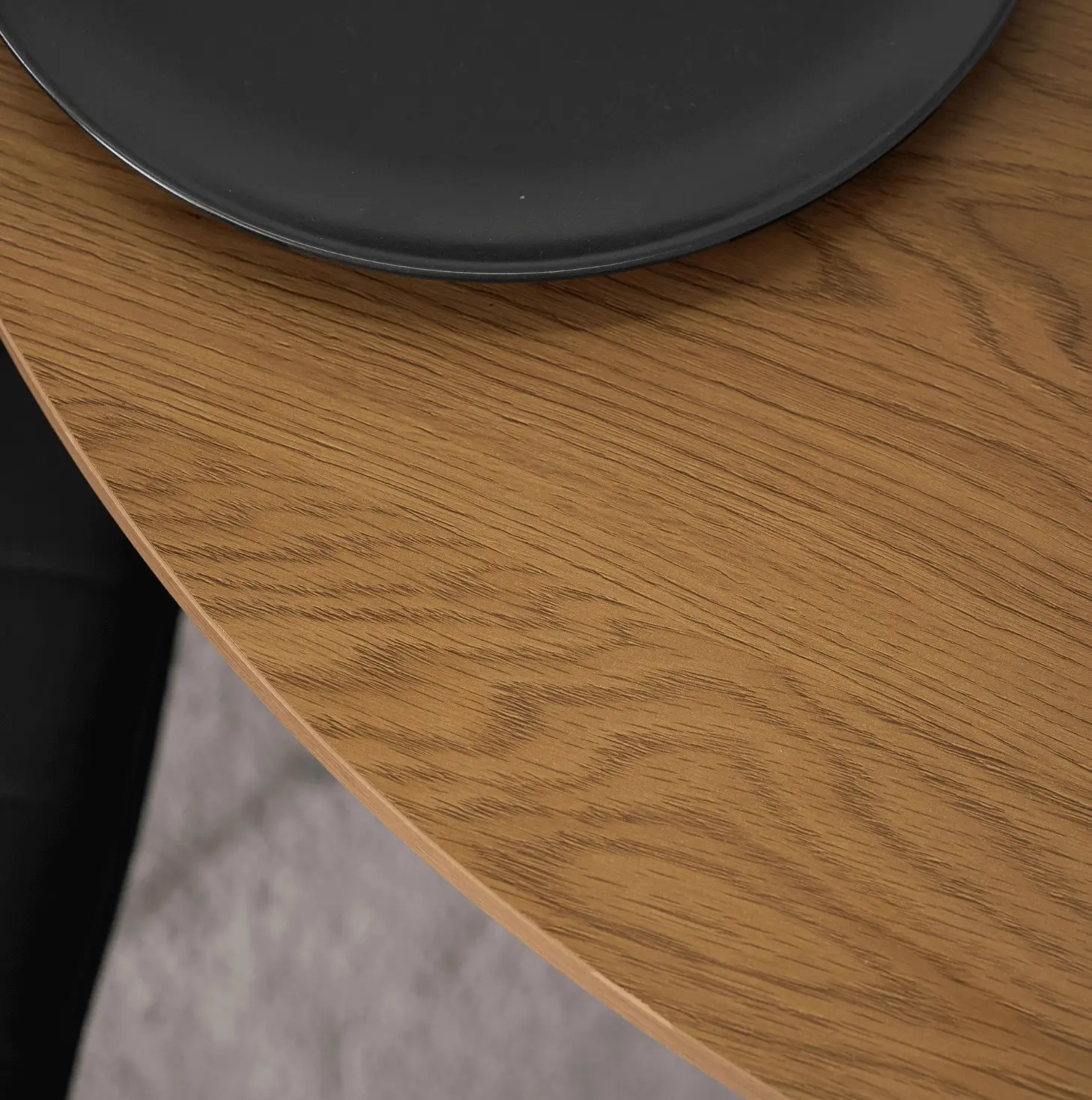 Стол Mebel Elite Lauren 80 (Golden Oak/Black) - 3