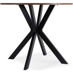 Стол Mebel Elite Lauren 80 (Rustic Oak/Black) Thumb