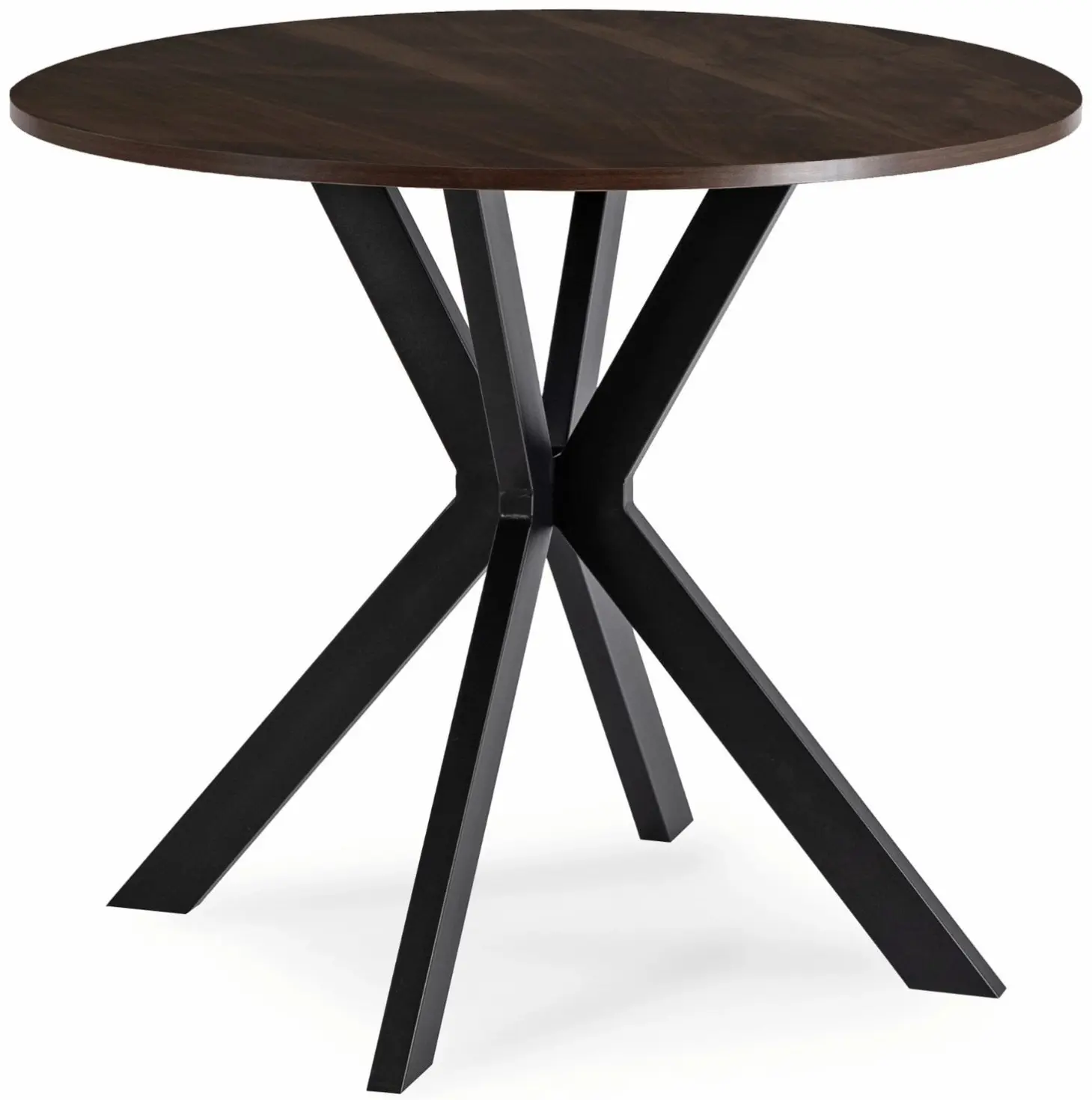 Masa Mebel Elite Lauren 80 (Walnut/Black)