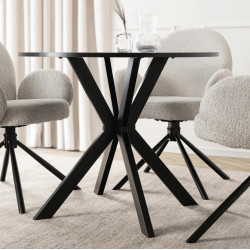 Стол Mebel Elite Lauren 90 (Black) Thumb