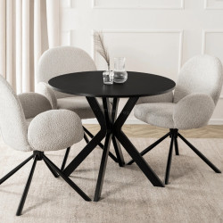 Стол Mebel Elite Lauren 90 (Black)