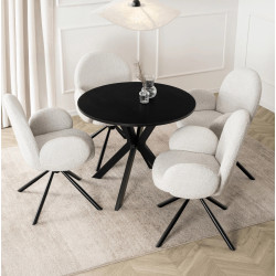 Стол Mebel Elite Lauren 90 (Black) Thumb
