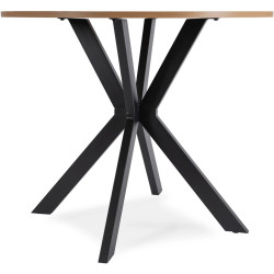 Стол Mebel Elite Lauren 90 (Golden Oak/Black) Thumb