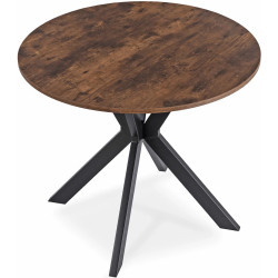Стол Mebel Elite Lauren 90 (Rustic Oak/Black) Thumb