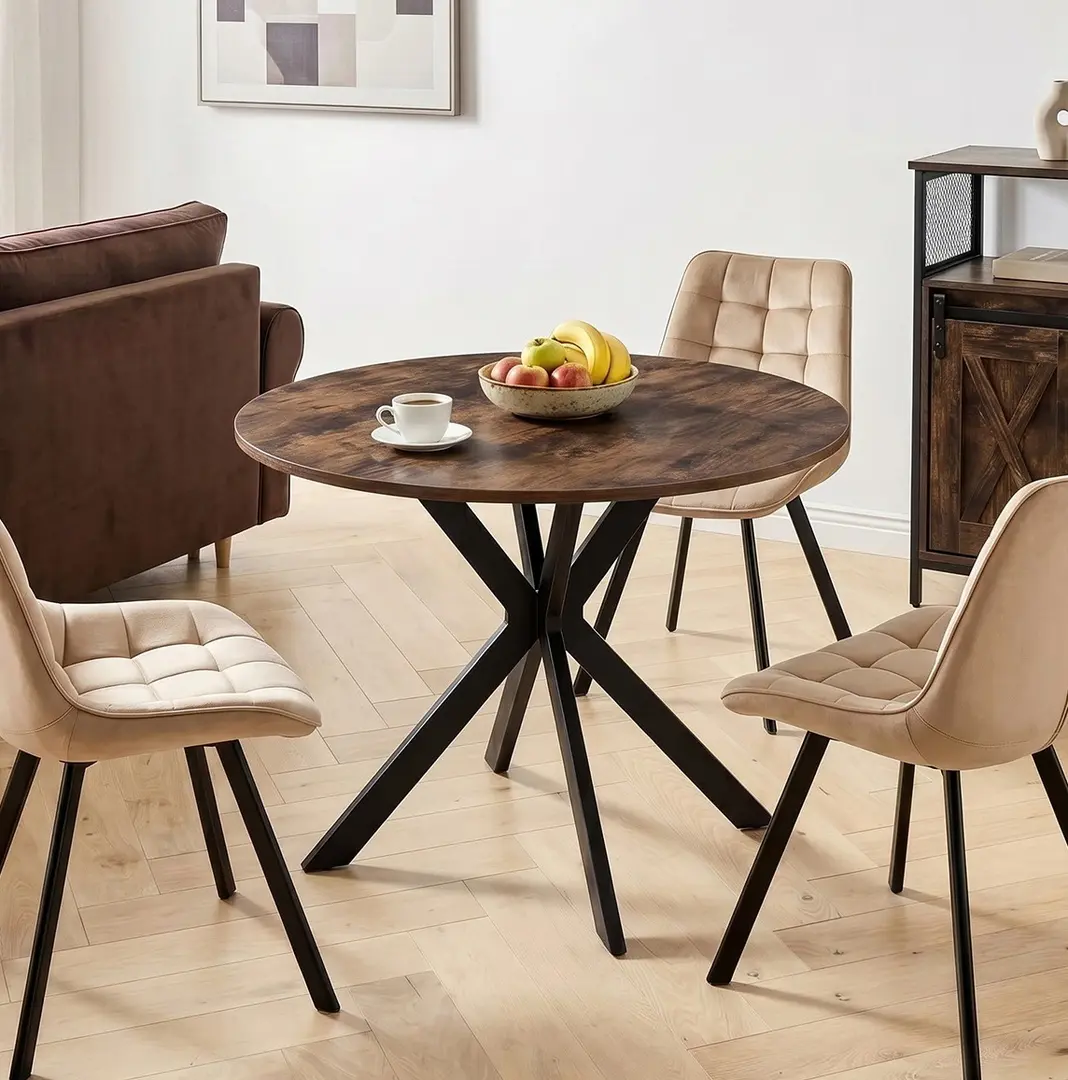 Стол Mebel Elite Lauren 90 (Rustic Oak/Black)