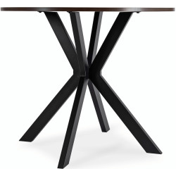 Стол Mebel Elite Lauren 90 (Walnut/Black) Thumb