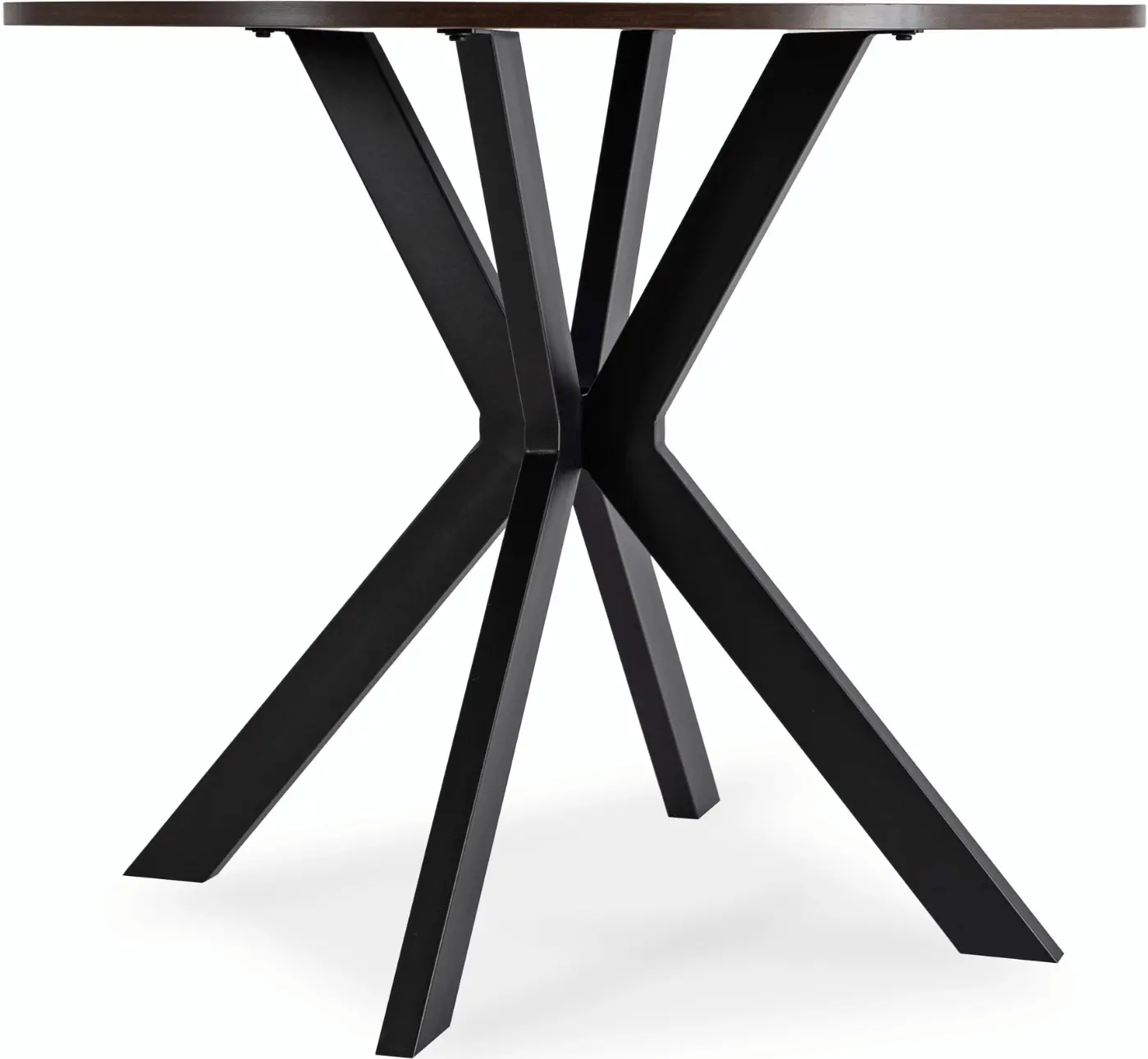Стол Mebel Elite Lauren 90 (Walnut/Black) - 3