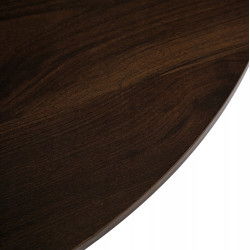 Стол Mebel Elite Lauren 90 (Walnut/Black) Thumb