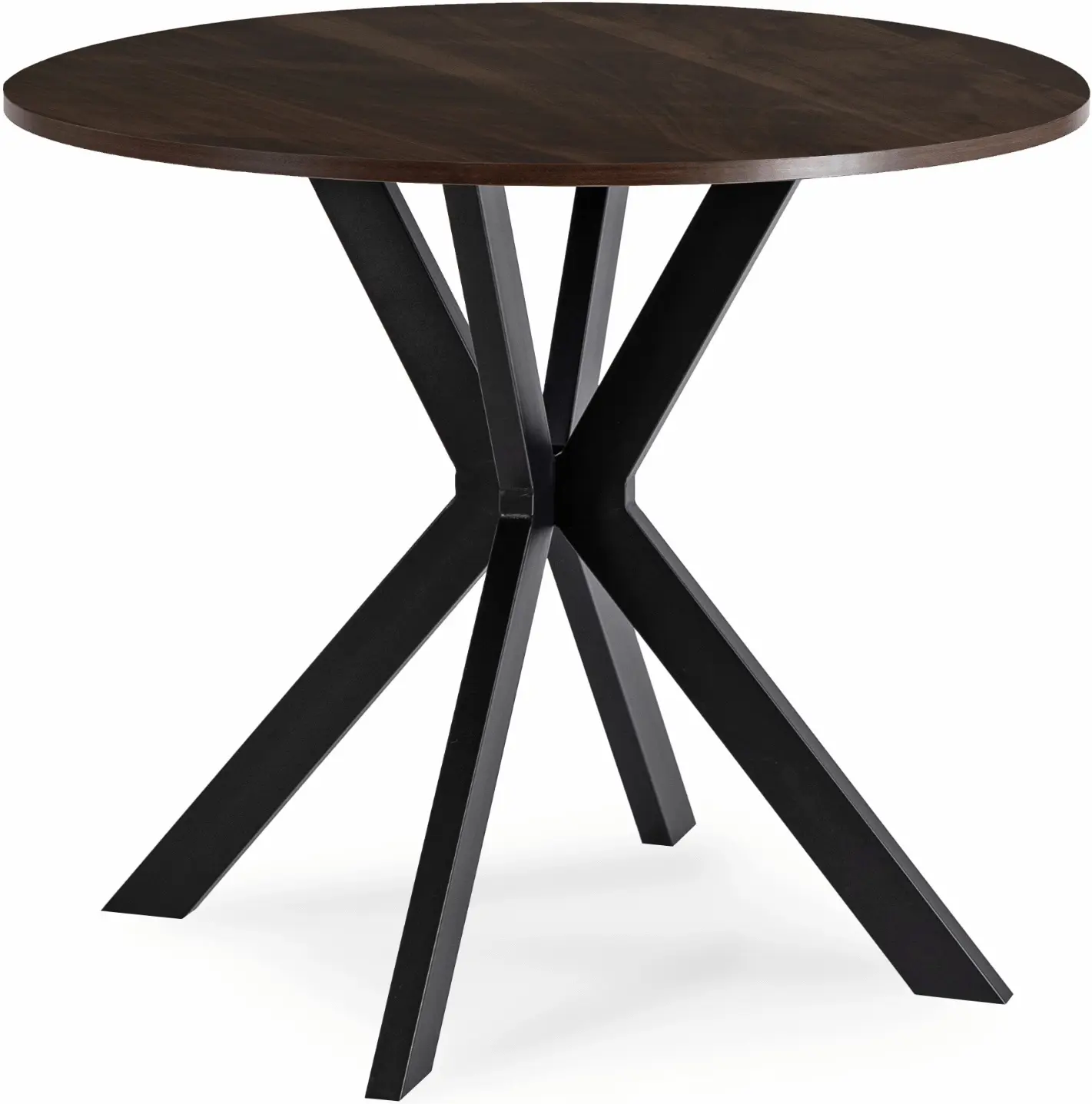 Стол Mebel Elite Lauren 90 (Walnut/Black) - 2