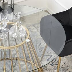 Masa Mebel Elite Olivier 120 (Golden) Thumb