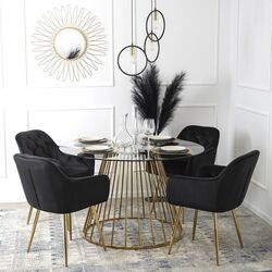 Masa Mebel Elite Olivier 120 (Golden) Thumb