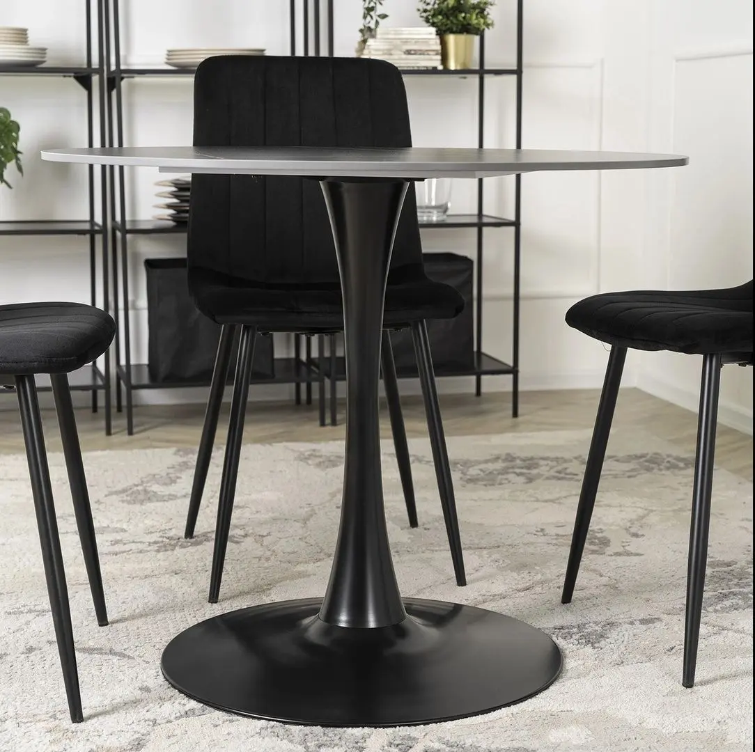 Masa Mebel Elite Sander 73x90 (Black Marble)