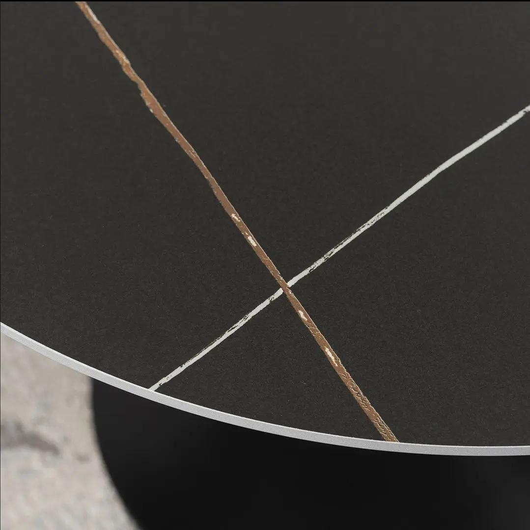 Masa Mebel Elite Sander 73x90 (Black Marble)