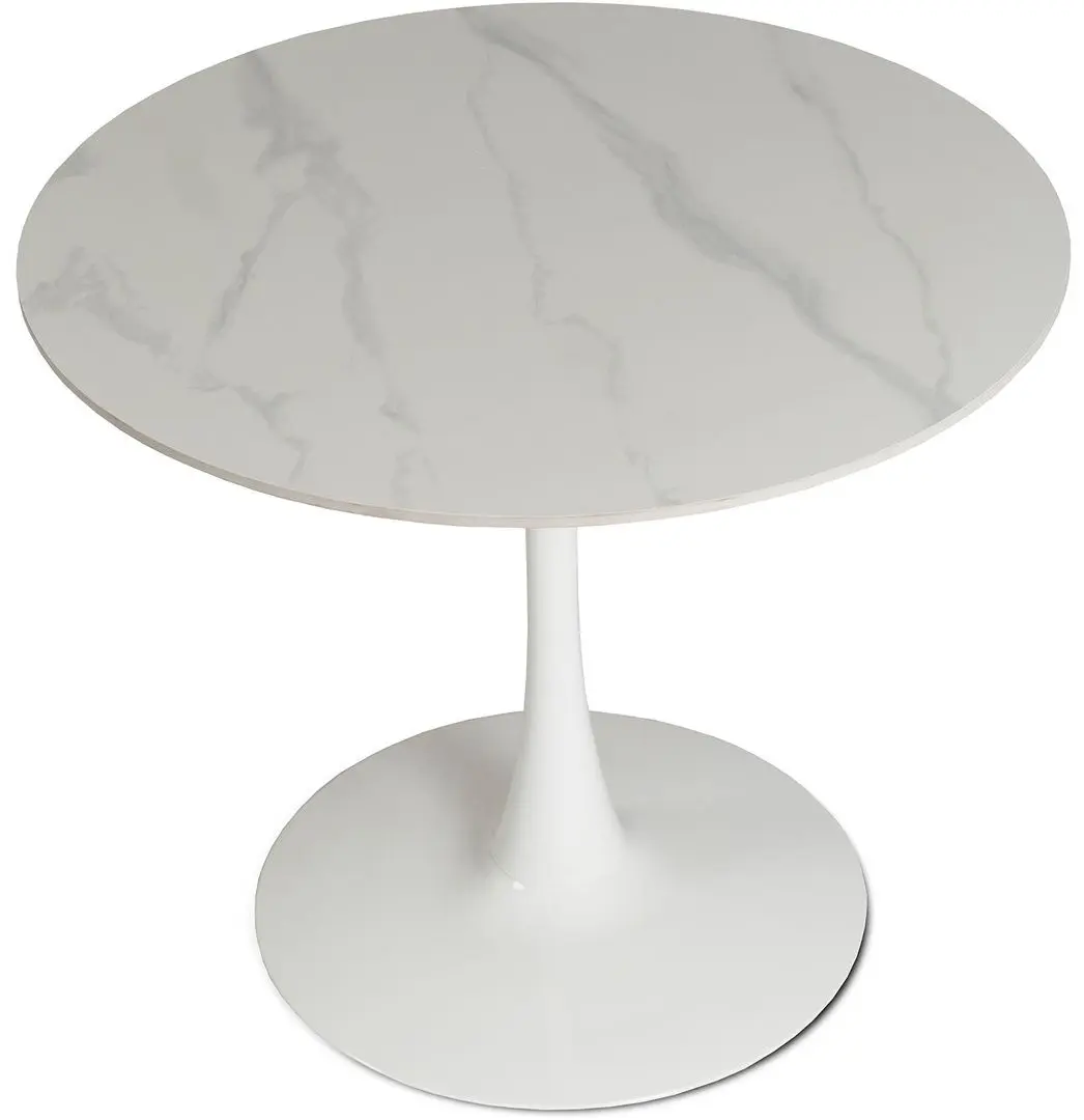 Стол Mebel Elite Sander 73x90 (White Marble)