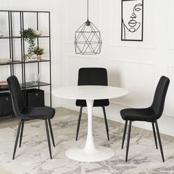 Стол Mebel Elite Sander 73x90 (White Marble) Thumb