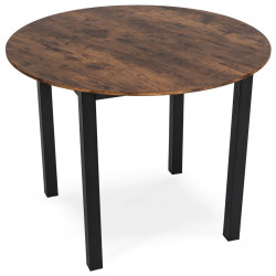 Masa Mebel Elite TEO 100 (Rustic Oak/Black) Thumb