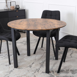 Masa Mebel Elite TEO 100 (Rustic Oak/Black)