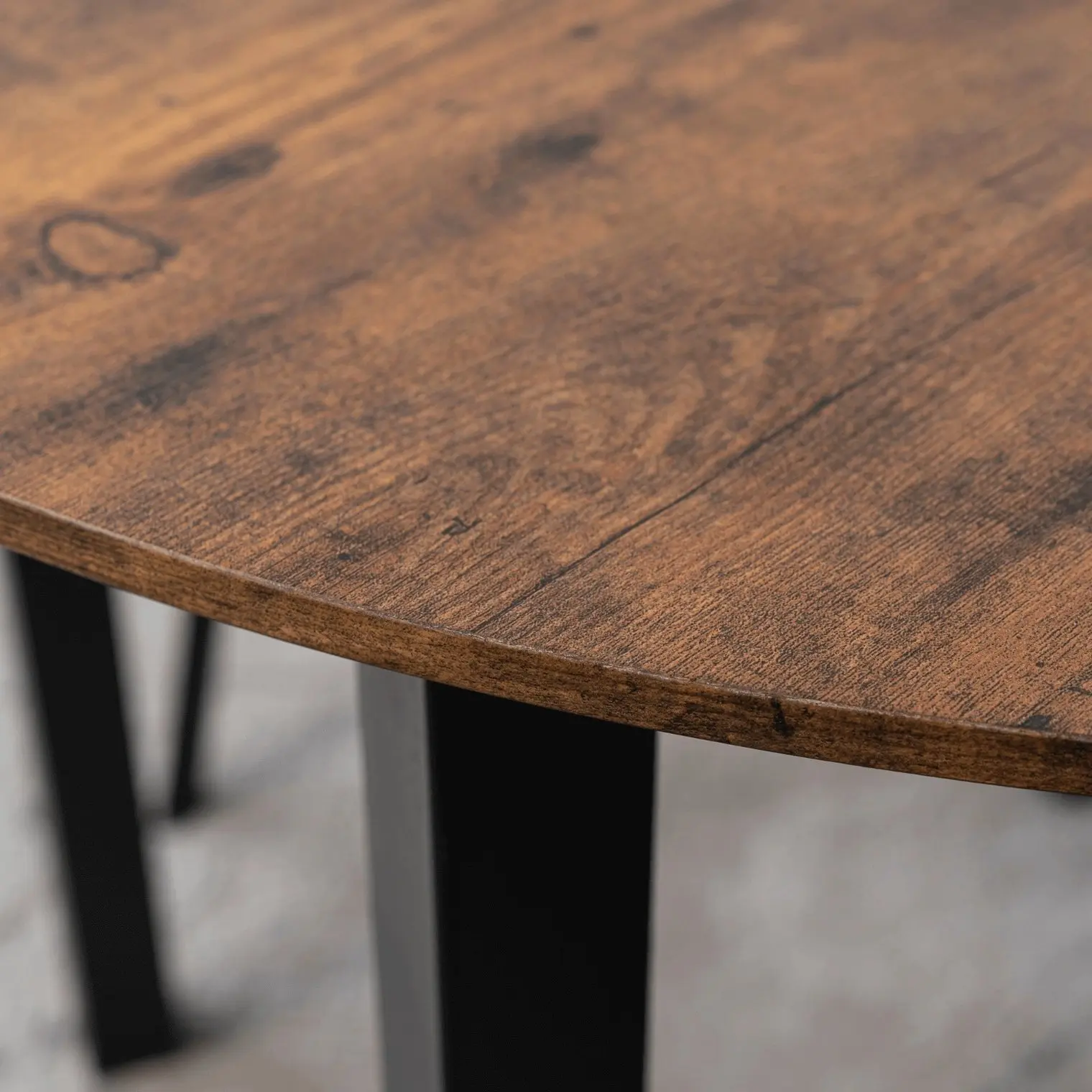 Masa Mebel Elite TEO 100 (Rustic Oak/Black)