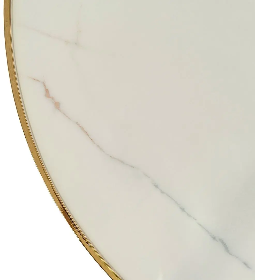 Стол Mebel Elite Tinga 100 (White Marble/Golden)