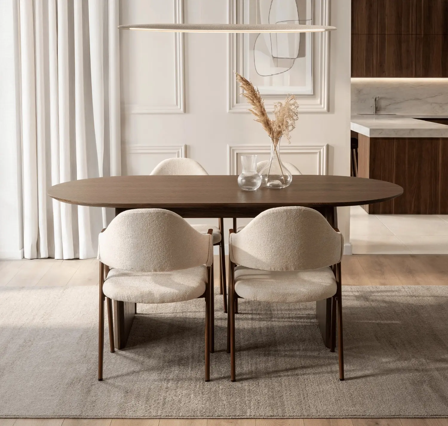 Стол Mebel Elite Tino 190 (Walnut) - 8