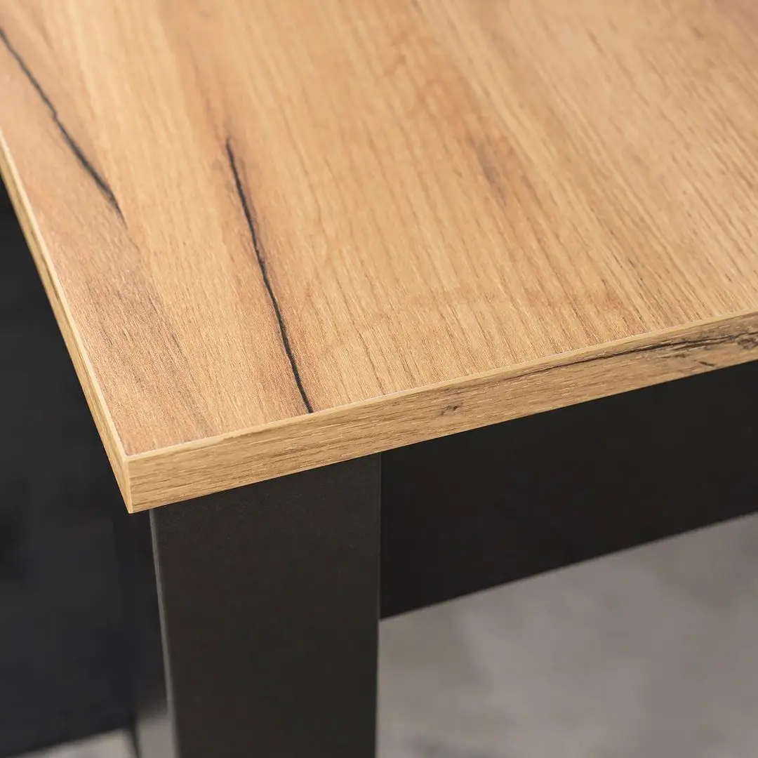 Masa extensibila Mebel Elite Ben 80/140/200x76 (Craft Oak)