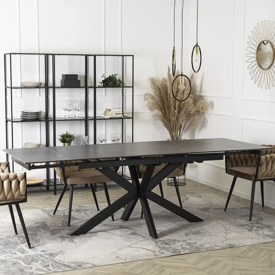 Masa extensibila Mebel Elite Bruno 78x160/240 (Black)